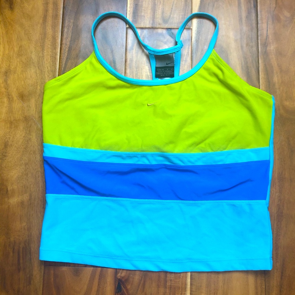 Nike workout midriff top